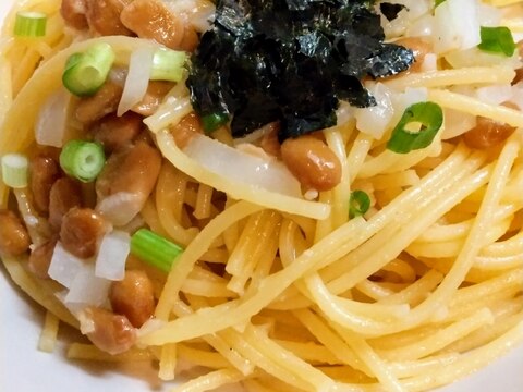 美味しい！納豆ペペロンチーノ♪